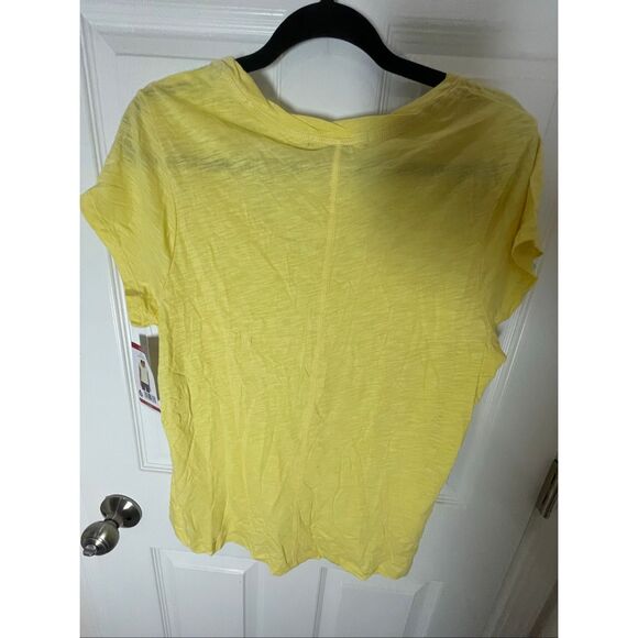Social Standard by Sanctuary womens scoop tee NWT XL yellow - Picture 2 of 5